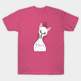 Cute Psycho Funny Sphynx Cat T-Shirt